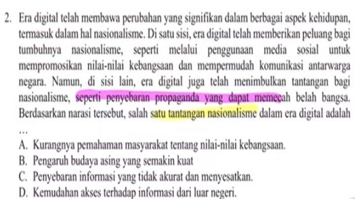 Soal Twk CPNS 2025