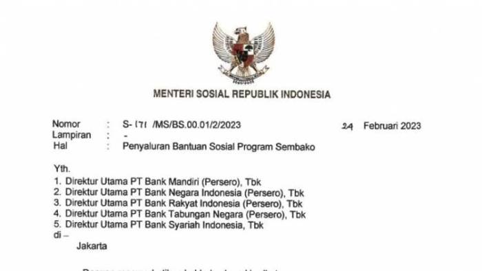 Bantuan BPNT Bulan Agustus 2025