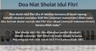 Jadwal Sholat Idul Fitri 2025 Nu