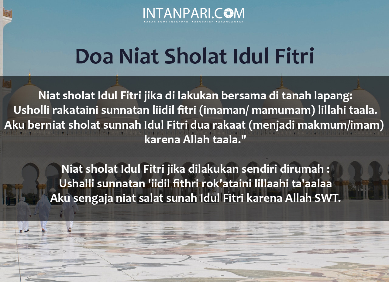Jadwal Sholat Idul Fitri 2025 Nu