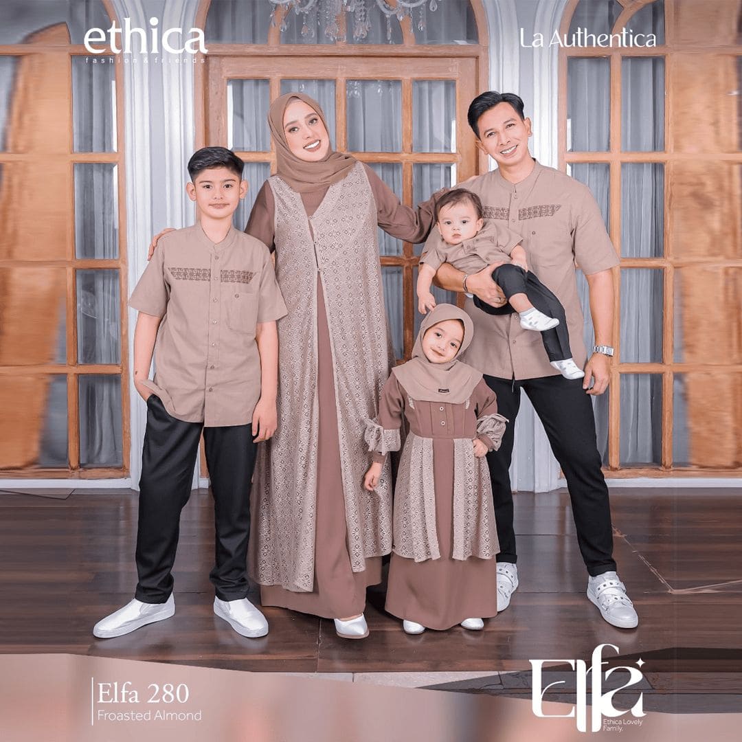 Baju Lebaran  2025 Sarimbit Ethica Terbaru  2025