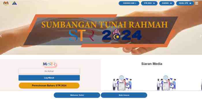 Portal Kemaskini Bantuan Str 2025