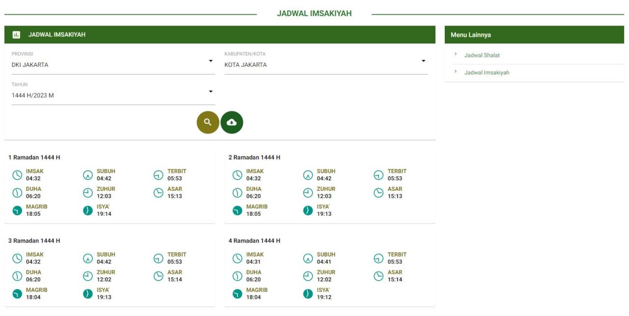 Jadwal Imsak Ramadhan 2025 Cirebon