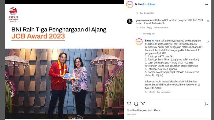 Kapan KUR BNI 2025 Dibuka