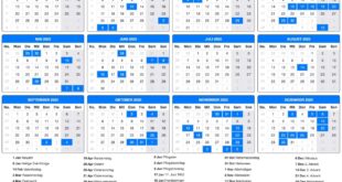 Kalender libur nasional hari cuti lengkap jadwal tanggal beserta tanggalan besar idul fitri bulan daftar liburan jalan kumpulan gulangguling perlu