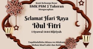Kartu Ucapan Idul Fitri 2025 Hd