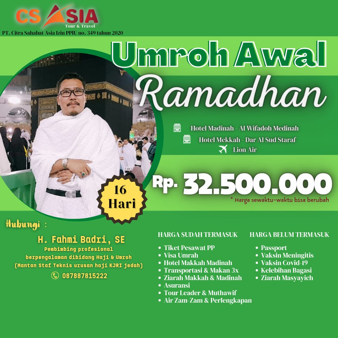 Paket Umroh Ramadhan  2025