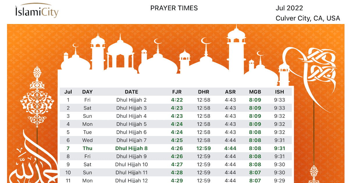 Jadwal Adzan Ramadhan 2025