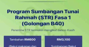 Bantuan Str 2025 Kemaskini