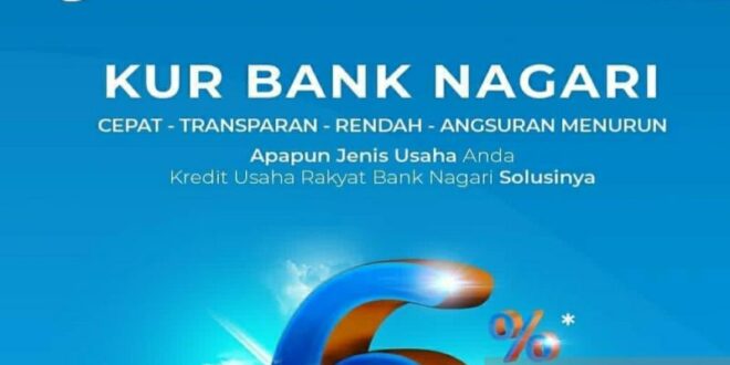 Pinjaman KUR Bank Nagari 2025