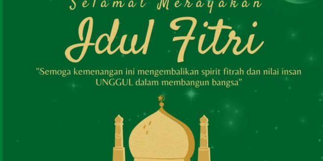 Ucapan Idul Fitri 2025 Gerak
