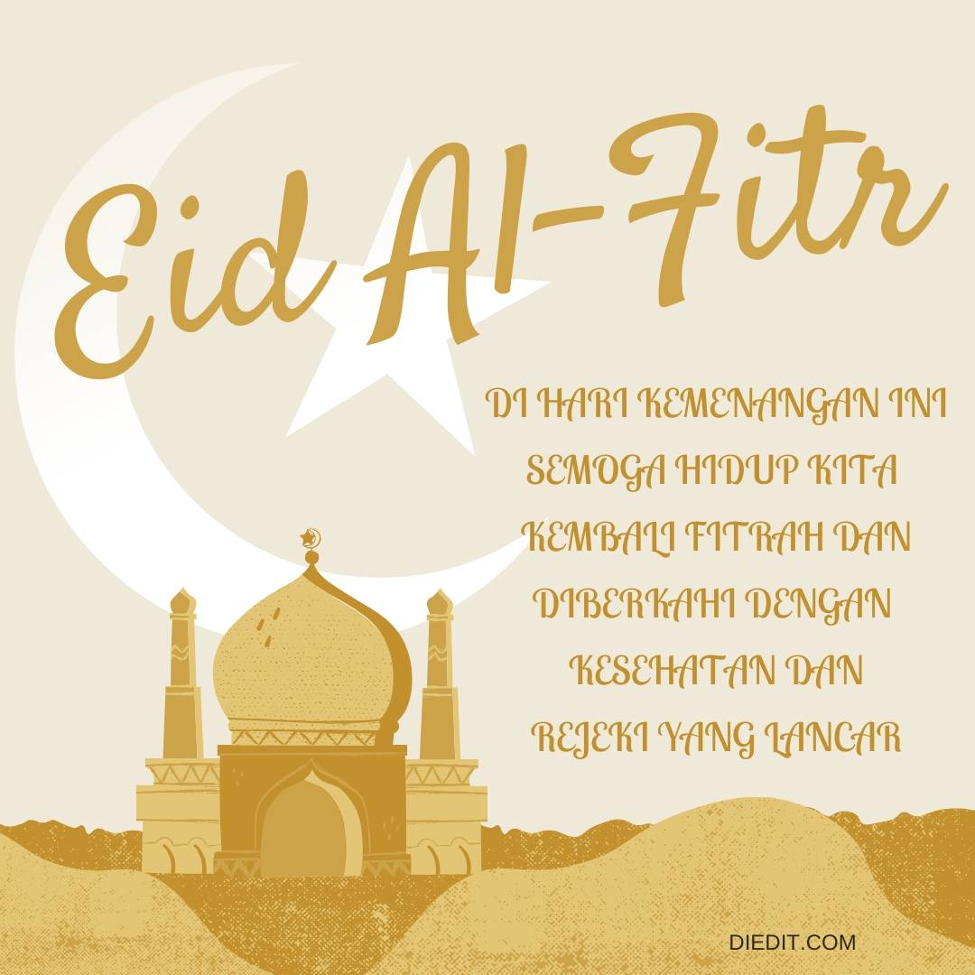 Idul fitri selamat ucapan kartu greeting eid huruf pngtree fitr mubarak