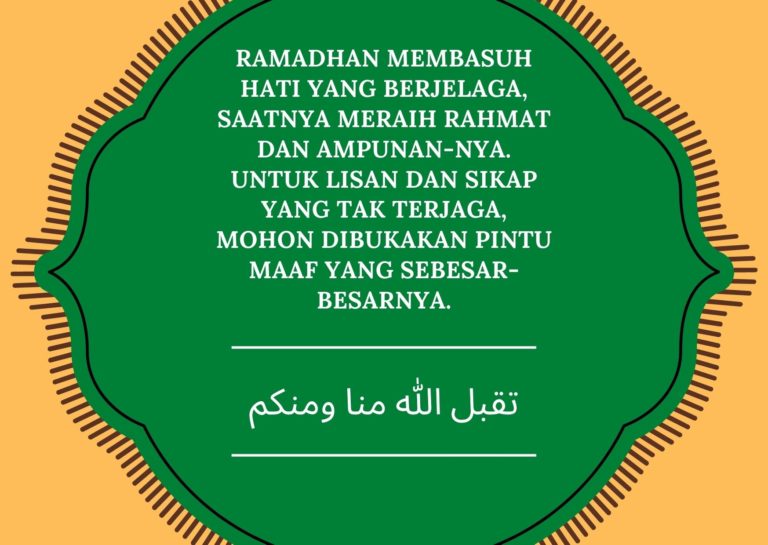 Ucapan Hari Raya Idul Fitri 2025 Arab