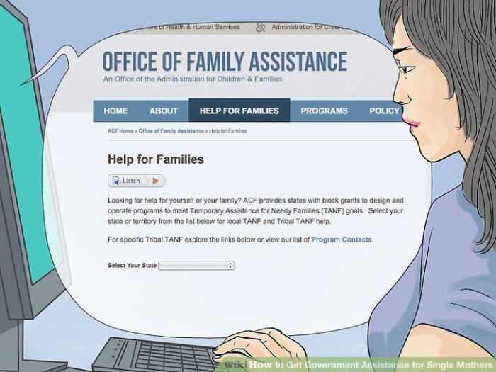 Government assistance single mothers get wikihow Cara Mendapatkan Bantuan Dari Pemerintah Lewat Online 2025