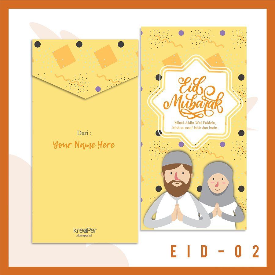 Desain Amplop Lebaran  2025