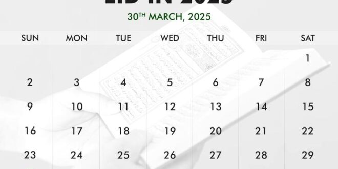 Libur Panjang Hari Raya Idul Fitri 2025