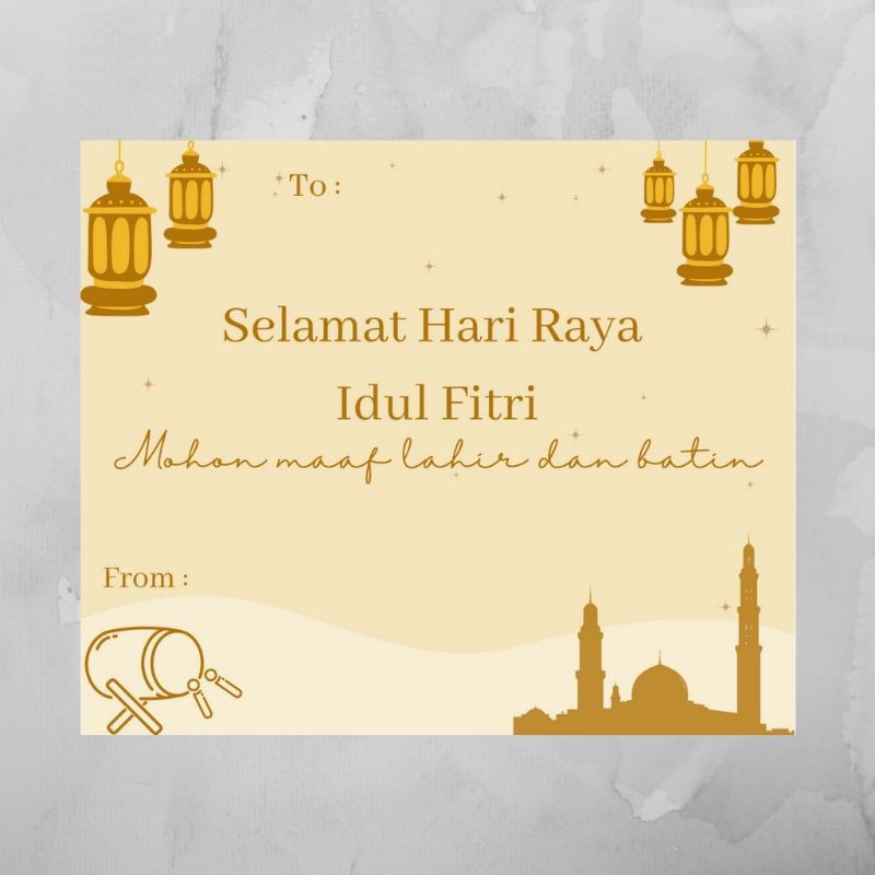 Fitri idul undangan Ucapan Idul Fitri 2025 Untuk Teman Dekat