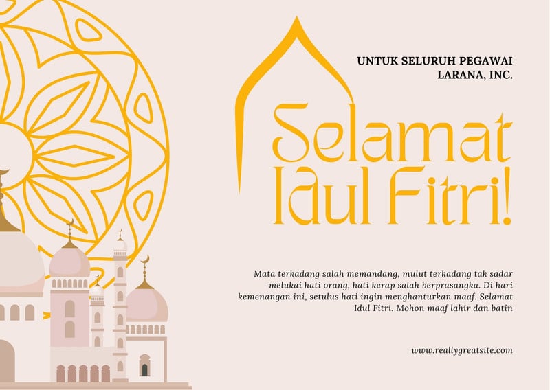 Aplikasi Ucapan Hari Raya Idul Fitri 2025