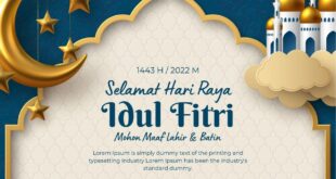 Ucapan Idul Fitri 2025 Hitam Putih
