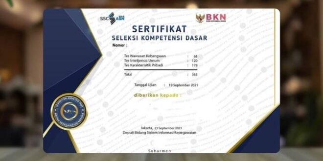 Pengumuman Hasil SKD CPNS 2025