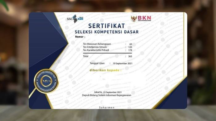 Pengumuman Hasil SKD CPNS 2025