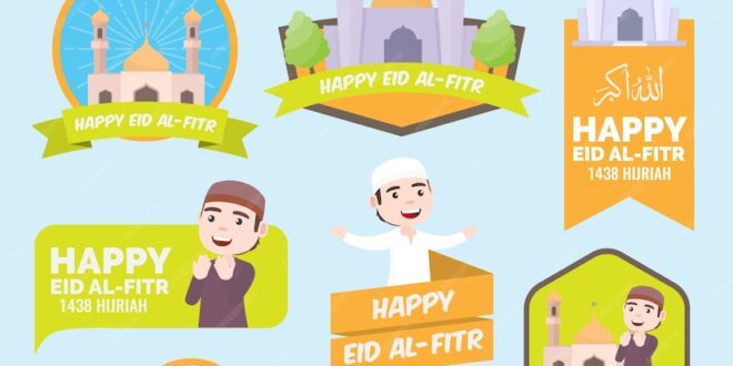 Stiker Idul Fitri 2025 Bergerak