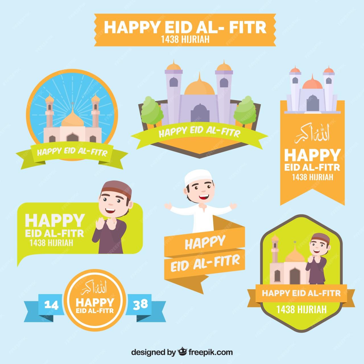 Stiker Idul Fitri 2025