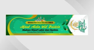 Spanduk Idul Fitri 2025 Cdr
