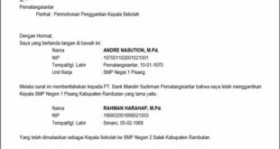 Contoh Surat Permohonan Bantuan Bop Mdt 2025