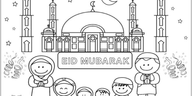 Mewarnai Selamat Hari Raya Idul Fitri 2025