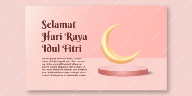 Contoh Spanduk Sholat Idul Fitri 2025
