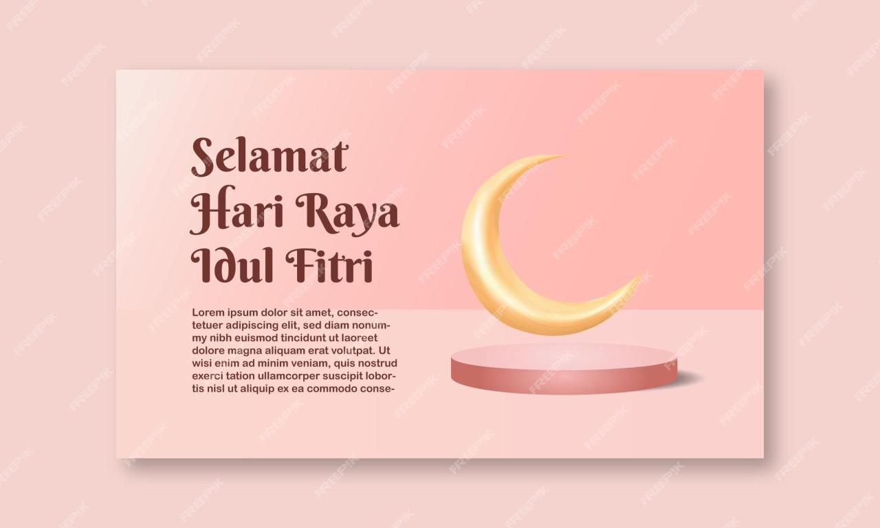 Contoh Spanduk Sholat Idul Fitri 2025