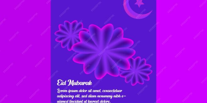 Flyer Sholat Idul Fitri 2025