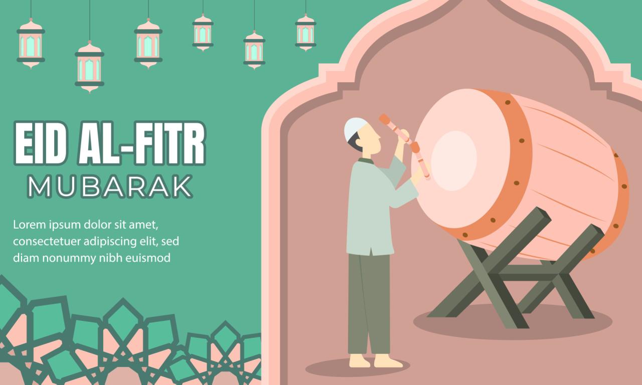 Ucapan Selamat Idul Fitri 2025 Kartun