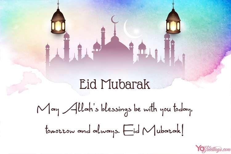 Eid fitr farewell muslims ramadan Contoh Kartu Ucapan Idul Fitri 2025