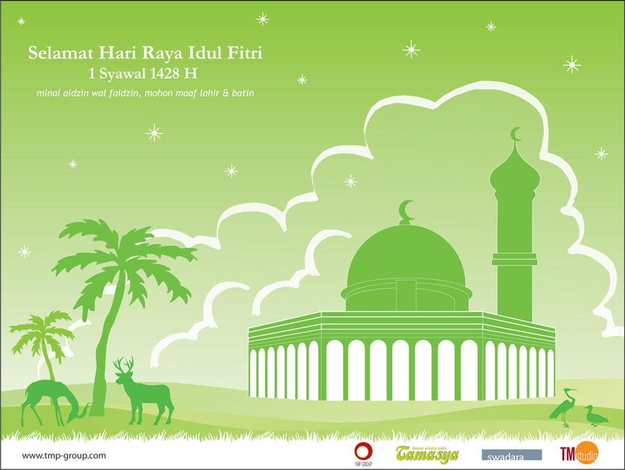 Desain Kartu Ucapan Idul Fitri 2025
