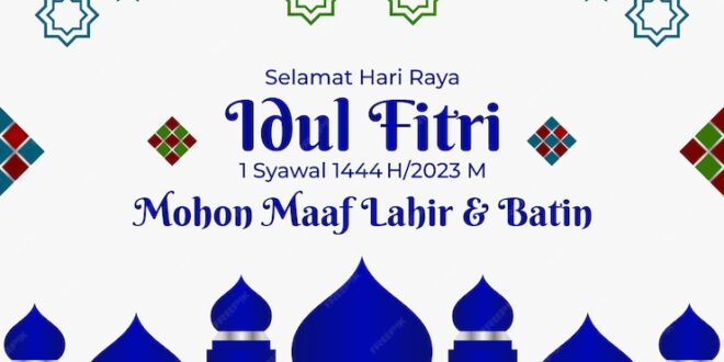 Background Selamat Idul Fitri 2025