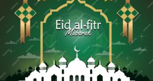 Spanduk Selamat Hari Raya Idul Fitri 2025
