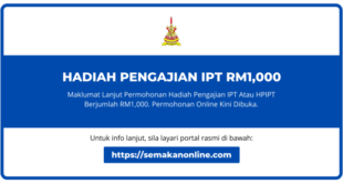 Bantuan Ipt Selangor 2025
