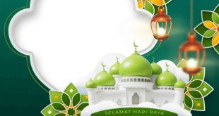 Kartu Ucapan Selamat Hari Raya Twibbon Idul Fitri 2025