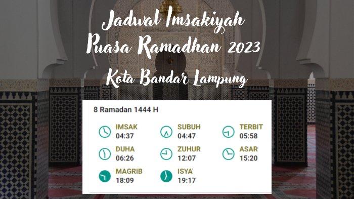 Jadwal Imsakiyah Ramadhan 2025 Lampung