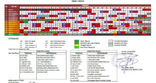 Kalender pendidikan timur jawa excel madrasah