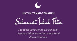 Ucapan Idul Fitri 2025 Kepada Teman