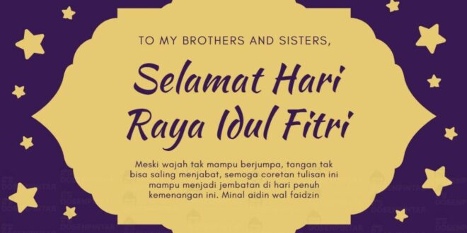 Idul Fitri 2025 Jatuh Pada Hari Apa