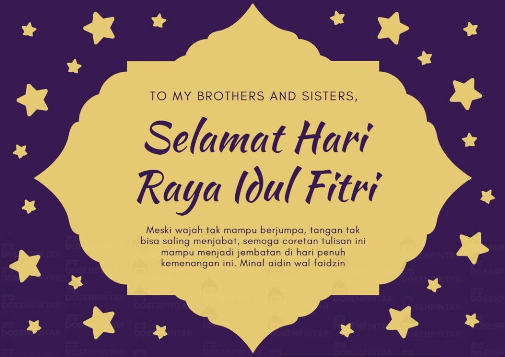 Kata2 Ucapan Lebaran  2025