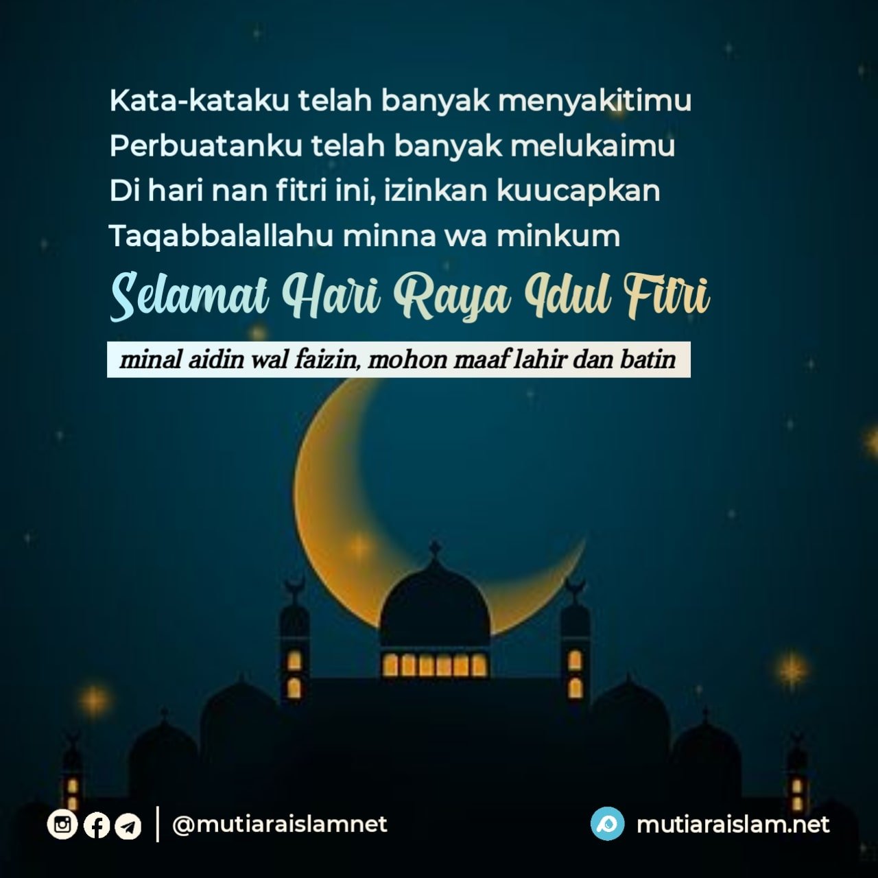 Kata Mutiara Idul Fitri 2025