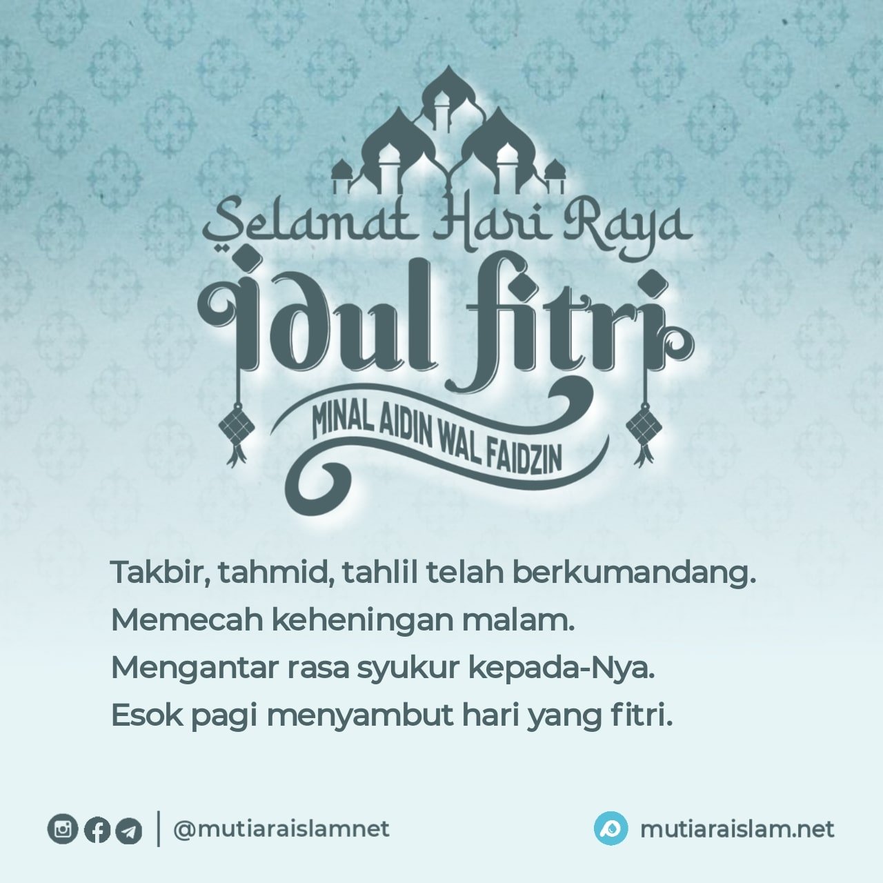 Ucapan Idul Fitri 2025 Sesuai Sunnah