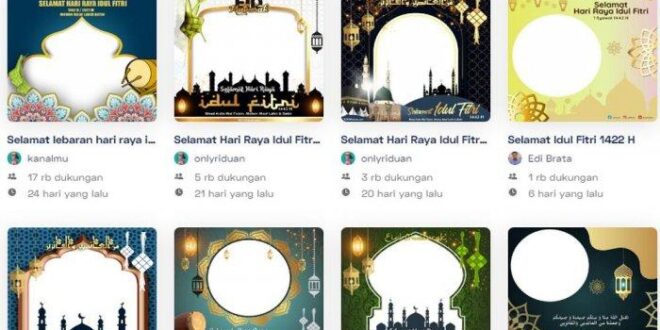 Twibbon Idul Fitri 2025 Gratis Download