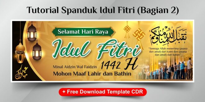 Twibbon Idul Fitri 2025 Cdr
