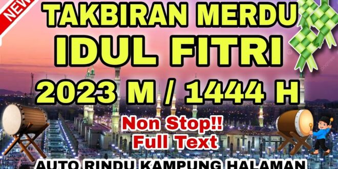 Takbiran Idul Fitri 2025 Nu